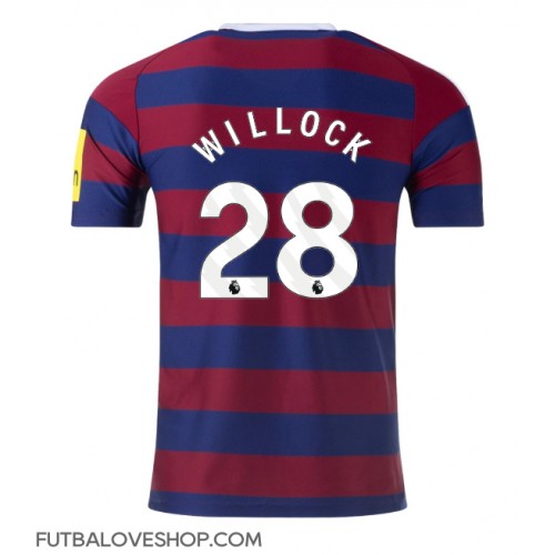 Dres Newcastle United Joe Willock #28 Preč 2024-25 Krátky Rukáv